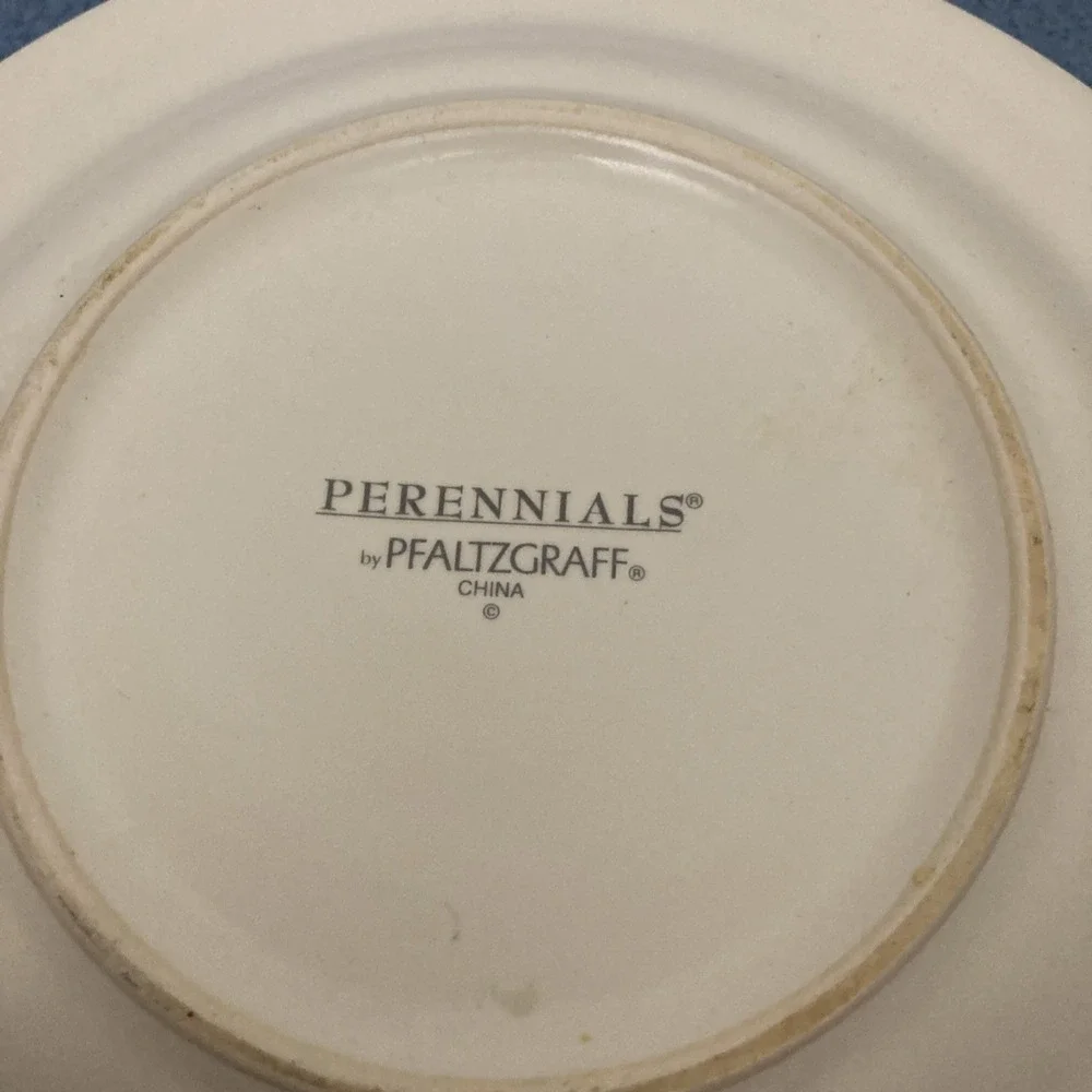 Perennials by Pfaltzgraff Ivory Multi Flower Garden 8